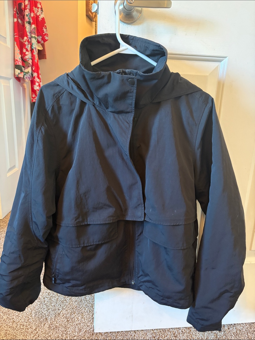 lululemon athletica Black Utility Hooded Jacket